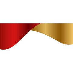 Luxury Red Curve Header Gradient