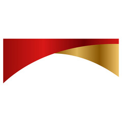 Luxury Red Curve Header Gradient