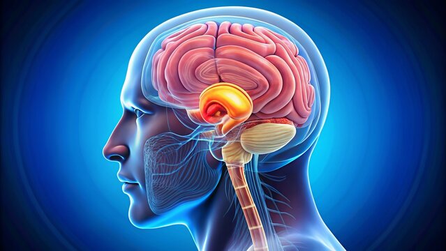 cerebellum vestibular function concept