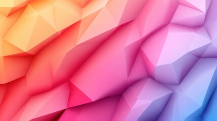 Fototapeta premium A colorful abstract background with a geometric pattern, AI