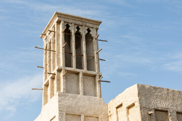 Traditioneller Windturm in Altstadt von Dubai