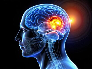 Obraz premium Cingulate Gyrus Pain Processing Details