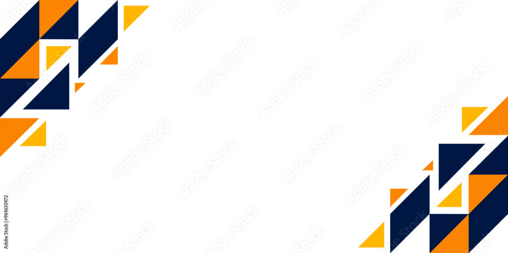 Poster abstract background for presentation with business concept and geometric shapes.