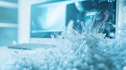 AI, showcasing technological and scientific exploration.