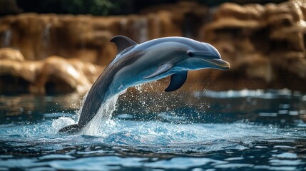 Dolphin Leaping from the Water