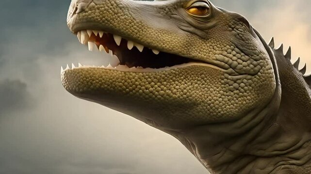 lizard with the head of a hippo