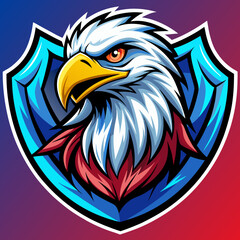 american bald eagle Mascot for Brand Identity logo