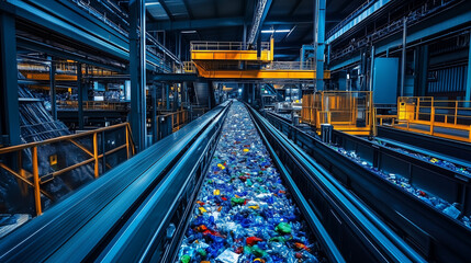 Fototapeta premium recycling plastic