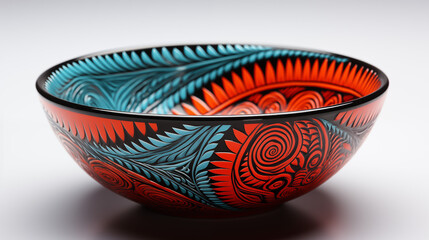 ceramic bowl isolated on white