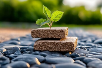 Goal achieved after overcoming countless setbacks each challenge serving as a stepping stone toward success