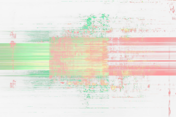 Retro VHS Noise Overlay with Black Background and Color Distortion