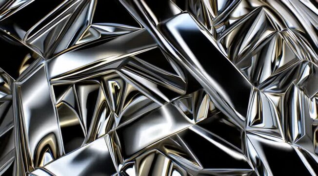 abstract metal chrome background