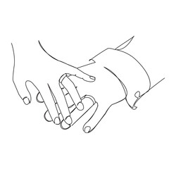 One continuous single drawing line art flat doodle love, groom, bride, beautiful, couple. Isolated image hand draw contour on a white background
