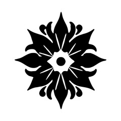 geometrical Mandala Clipart, coloring book interior, Muslim mandala, Line art, Round Ornament Pattern, Illustration of mandala art decor design, silhouette, illustration.