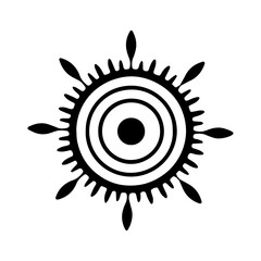 geometrical Mandala Clipart, coloring book interior, Muslim mandala, Line art, Round Ornament Pattern, Illustration of mandala art decor design, silhouette, illustration.