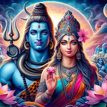 Lord Shiva and Mata Parvati