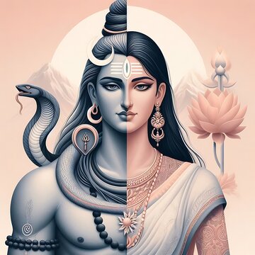 Lord Shiva and Mata Parvati