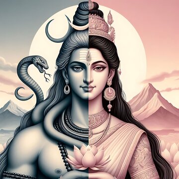 Lord Shiva and Mata Parvati