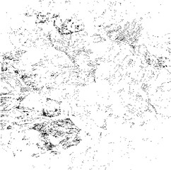 Rough black and white texture vector. Distressed overlay texture. Grunge background. Abstract textured effect. Vector Illustration. Black isolated on white background. EPS10