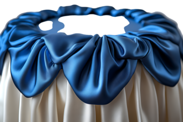 Blue and White Cloth