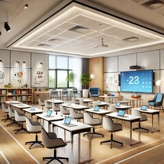 &ldquo;Modern Classroom in School - Contemporary Learning Environment&rdquo;
