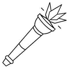 Torch Light Vector Art