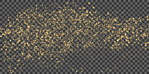 golden dust light png. Bokeh light lights effect background. Christmas glowing dust background Christmas glowing light bokeh confetti and sparkle overlay texture for your design.