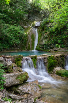 Waterfall in Cagli, Pesaro Urbino