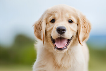 Dog Running On A White Background