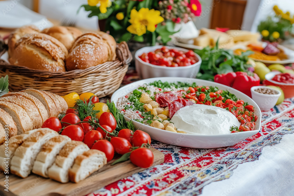 Canvas Prints slovak food served on a table