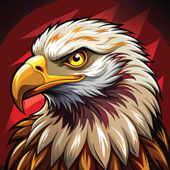 Fototapeta premium Eagle Vector Art Illustration