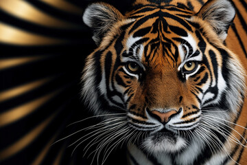 Fototapeta premium Tiger Stripe Background