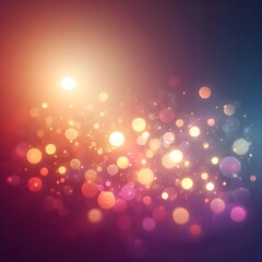 color full soft blur boke background and lights shimmer, creating a lively and magical backdrop for evening festivities