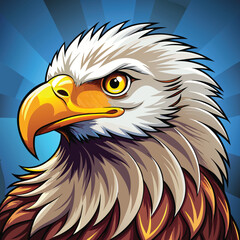 Fototapeta premium Eagle Vector Art Illustration