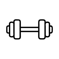  Black dumbbell icon