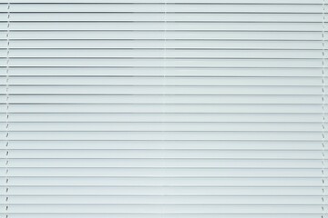 Obraz premium White blinds on the window