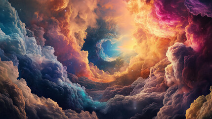 Planeta o fantastycznych krajobrazach, z wirującymi chmurami w odmiennych, żywych barwach, zapewnia nieziemską scenerię. 