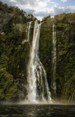 Stirling Falls, Milford Sound, Fiordland, New Zealand