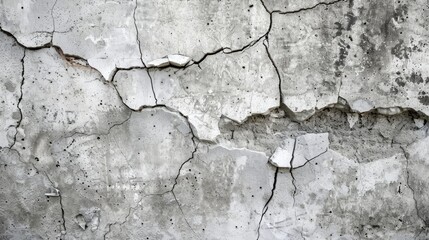Obraz premium Cracked concrete wall texture for background