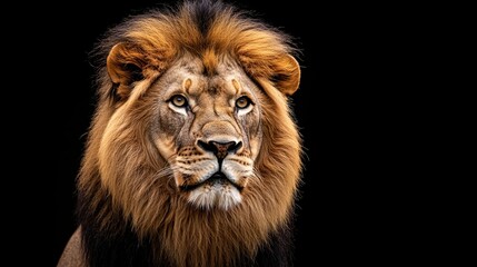 Fototapeta premium Majestic Lion Portrait