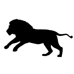 Lion Illustration | Lion Silhouette | Lion Icon