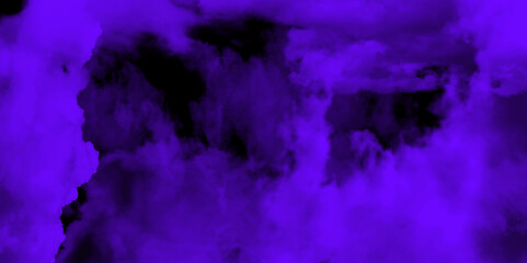 Modern and luxury blue sky with clouds isolated nature background. An unrealistically Colorful space galaxy cloud nebula. Stary night cosmos. blue cloudy sky. Blue smoke on black background.