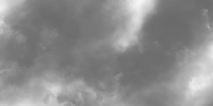 Cumulus clouds during a storm. Cumulus clouds during a storm. Gray sky, rain. Thunderclouds over horizon, dark, gray.  cloudscape, storm. Panorama of a gray gloomy sky.