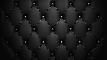 Elegant Black Upholstery Texture