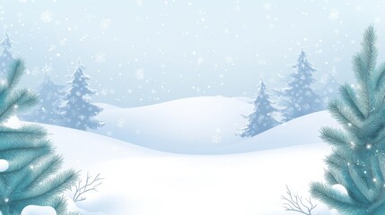 Obraz premium Winter Wonderland Landscape