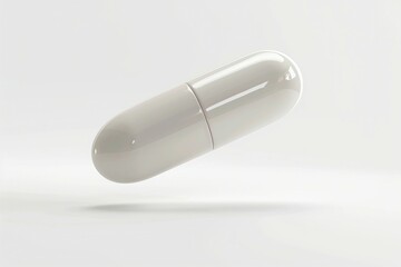 a pill shaped object is flying through the air