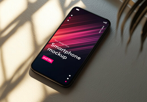 Smartphone mockup  - generative ai image