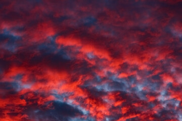 A beautiful sky clouds in nature in an atmosphere of clean air