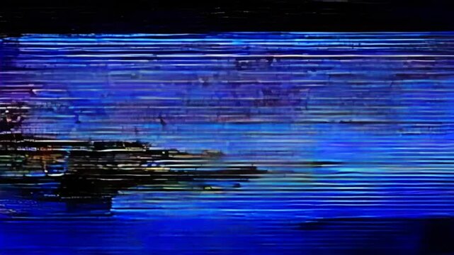  Abstract art meets digital glitch  A symphony of signal disruption