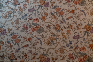 texture with flowers, wallpaper